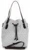 GEANȚĂ DE DAMĂ shopper bag Vittoria Gotti gri deschis V1005
